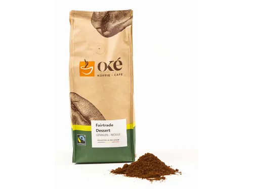 OKE Koffie gemalen koffie Fairtrade Dessert zak van 250g