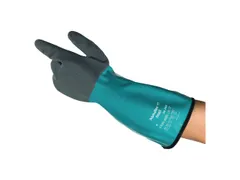 Ansell AlphaTec 58-201 nitril handschoenen grijs/groen maat 11 6 paar