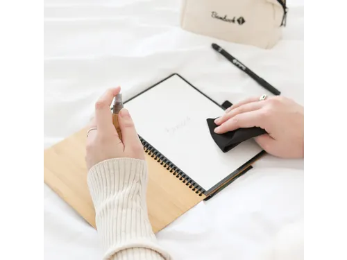 Notitieboek Bambook hardcover A5 lijn 40pagina's uitwisbaar bruin