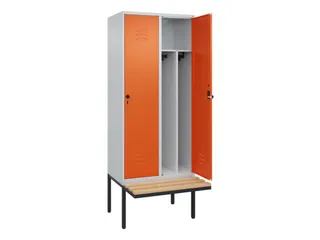 locker voor scheiding van kleding,HxBxD 2120x800x815mm,2vak - 2