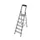 trapladder,eenzijdig,6treden,bordes m. antislip elementen,Stand H 1,3m