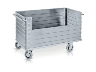 aluminium bakwagen,laadvl. LxB 1500x900mm,945l,HxLxB 980x1650x950mm - 2