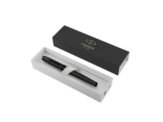 Vulpen Parker IM Monochrome GB Matt Black Fijn Blauwe inkt - 4