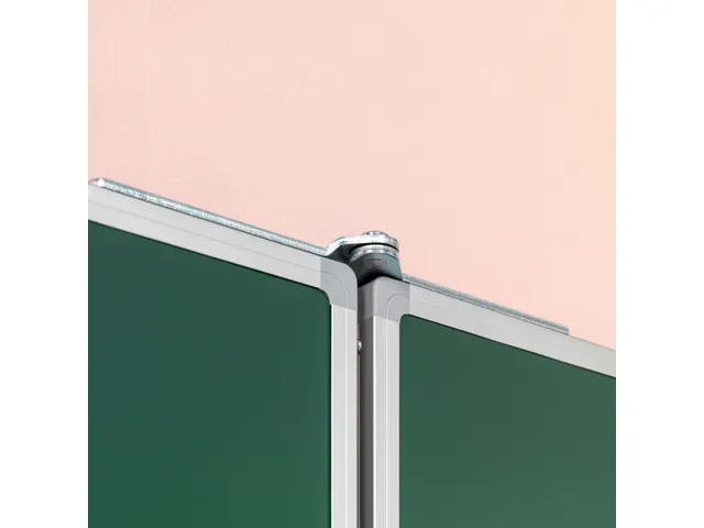 Tableau triptyque mécanisme à ressorts caché 120x200 cm Vert