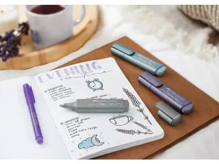 Markeerstift Faber-Castell 46 metallic blauw - 9