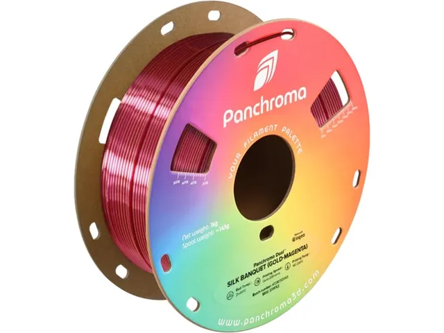 PLA Dual Silk 1,75mm Goud-Magenta 1kg Panchroma 3D Filament