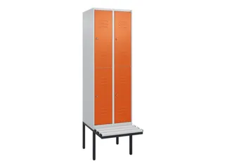 Dubbeldekse dekenkist,HxBxD 2120x600x815mm,2x2vak.,vak B 300mm - 1