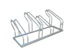 Fietsenrek BRASQ 4 fietsen BS400 zilver