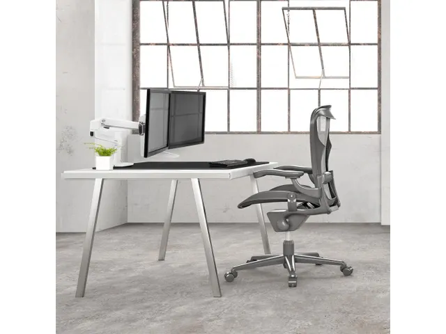 Moniotarm Lx Desk Dual Direct 2 Schermen Wit