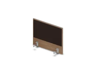 opzetpaneel bureau aanbouw zijkant NT-cherry BN2036-bruin 600mm - 1