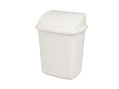 Afvalbak Swing 8 Liter Wit
