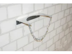 wandhouder voor gasflessen,v. 1xØ 320mm fles,HxBxD 50x380x180mm
