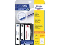 ordnerrugetiket Avery 297x61mm wit 25 vel 3 etiketten per vel