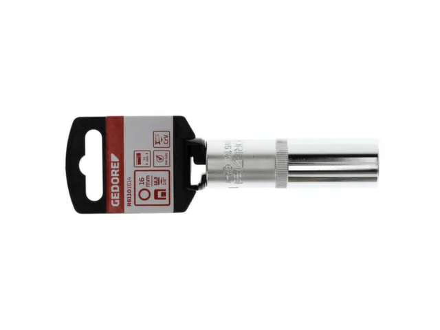R61101614 Dopsleutel 1/2 inch 12vierkant 16mm lengte 77mm