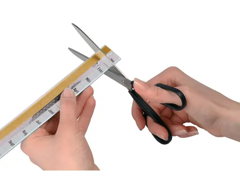 Tabstroken Durable zelfklevend glashelder 200x10mm