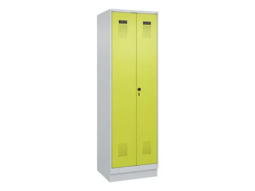 PBM-locker,HxBxD 1950x600x500mm,2vak,vak B 300mm,draaigrendel