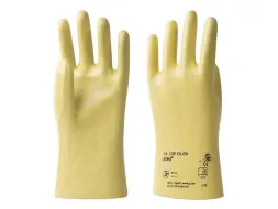 Handschoen Gobi Geel Nitril Met Manchet Maat 10