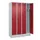 locker voor scheiding van kleding,HxBxD 1950x1200x500mm,4vak