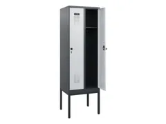 schoollocker,HxBxD 1950x600x500mm,2vak,vak B 300mm,draaigrendel