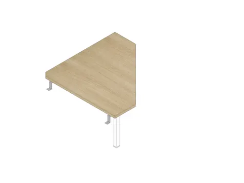 koppelelement voor bureau,90 °,HxBxD 730x840x840mm,v. sledeframe