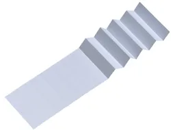 Ruiterstrook A5847-0 Wit