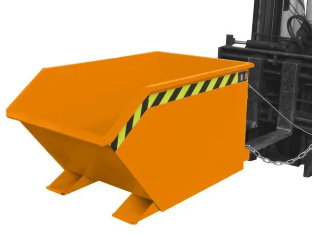 Kiepbak voor spaanders,HxLxB 680x1440x780mm,0,5m³,draagverm. 1000kg