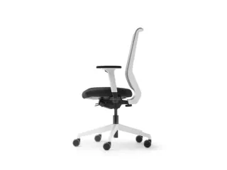 Dauphin Bureaustoel to-sync pro white hoge netrugleuning zwart - 4