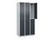 dubbeldekse locker,HxBxD 1850x900x500mm,3x2vak.,vak B 300mm,cil.-slot