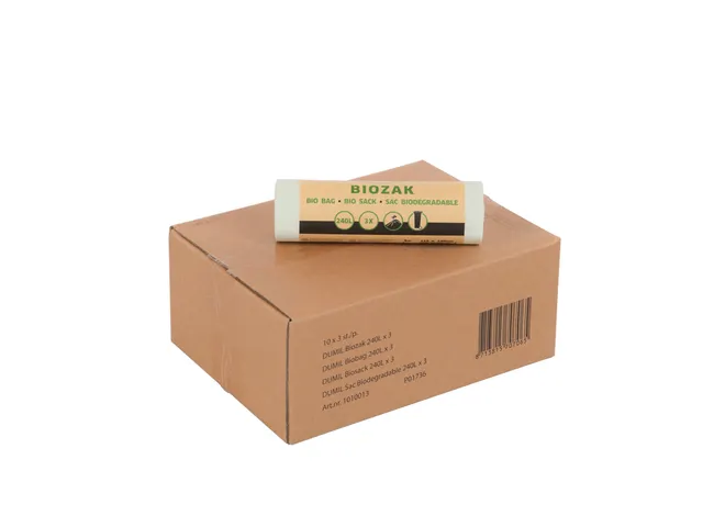 Biozakken 240 liter groen 115x140 cm afbreekbaar