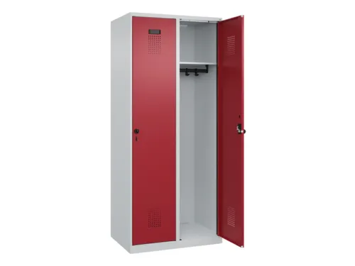 locker,HxBxD 1850x800x500mm,2vak,vak B 400mm,draaigrendel