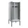 locker met bank,voor scheiding van kleding,HxBxD 2120x800x815mm,2vak