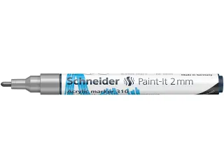 Acrylmarker Schneider Paint-It 310 2mm zilver - 7