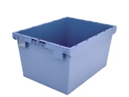 Herbruikbare Stapelbak Dubbele Bodem 423x800x600mm 153l Open