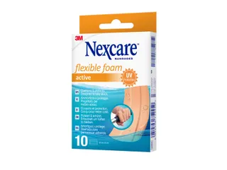 Wondpleister Nexcare active flexible foam waterbestendig 6x10cm 10 stu - 4