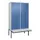 locker voor scheiding van kleding,HxBxD 2120x1200x815mm,4vak