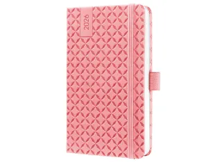 Weekagenda Flair A6 2026 (NL/FR/EN/DU) Rose Pink Hardcover - 1