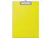 Klemplaat uit PP voor formaat A4, geel