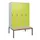 locker met bank,HxBxD 1950x1200x815mm,4vak,vak B 300mm,draaigrendel