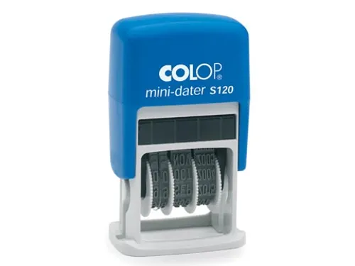 Datumstempel Colop Mini-Dater S120 4mm zwart