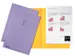 Dossiermap A4 Lila, Karton Van 180 G/m², Pak Van 100 Stuks