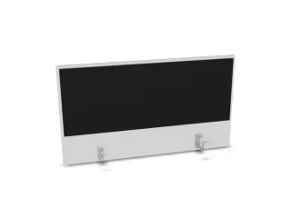 opzetpaneel,v. bureau,aanbouw achter,B 1000mm,Bl-wit,BN8033-zwart - 1