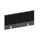 baliepaneel bureau aanbouw achter MS-donkergrijs BN8033-zwart 1000mm