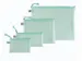 Pochette à fermeture éclair Foldersys EVA 120x220mm vert pastel