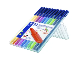 Kleurstift Staedtler 323 Triplus color à 10 stuks assorti - 2