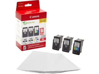 photo value pack 2x PG-560XL + 1x CL-561XL, 3712C012, 4 kleuren - 3