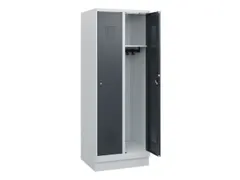 schoollocker,HxBxD 1630x600x500mm,2vak,vak B 300mm,cil.-slot,sokkel