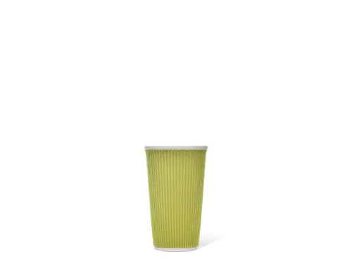 Beker porselein Les Artistes Paris 450ml met siliconen Groen