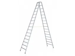 veiligheidsladder,beide zijden,2x16treden m. R13-laag,balk L 4,51m