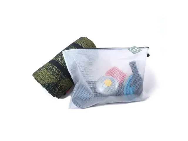 etui A3 PVC-vrij transparant met grijze ritssluiting