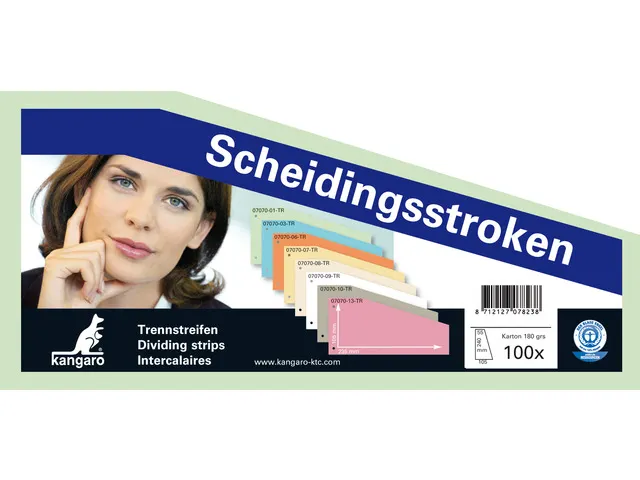 Scheidingsstrook Kangaro 2-gaats 240x105x60mm trapezium 180 grams RC g